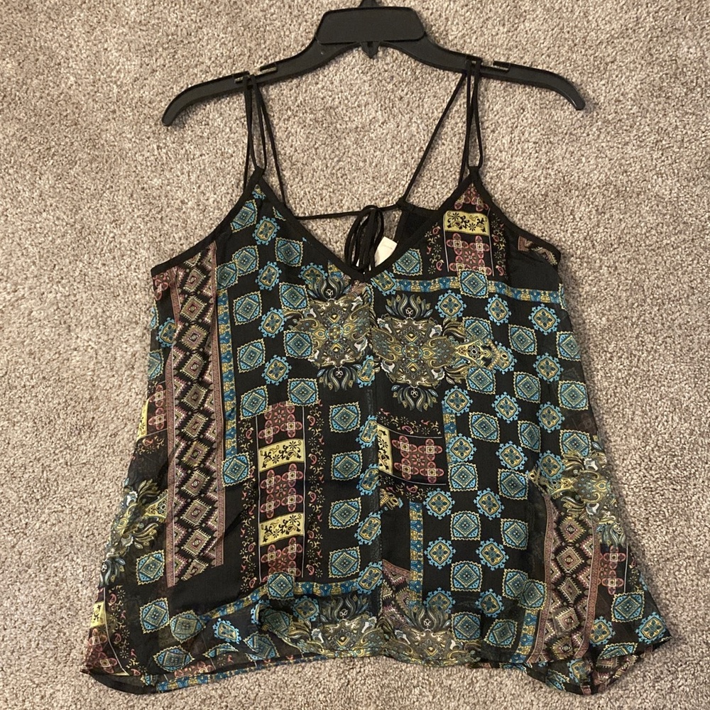 Lovestitch Boho Multicolor Patchwork Camisole